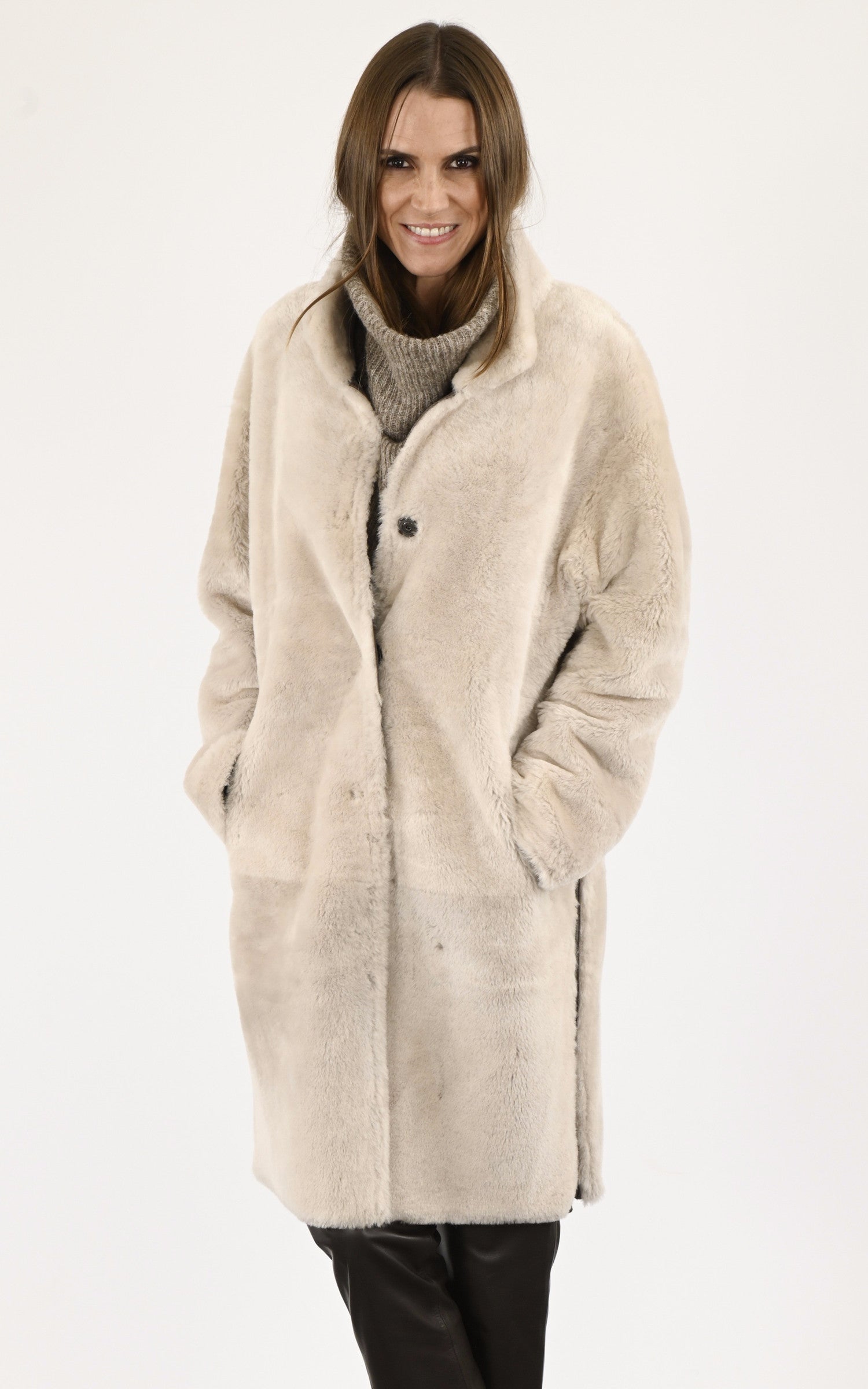 A &quot;GIORGIANA&quot; Marron Levinsky 7/8 Femme closed photo 2