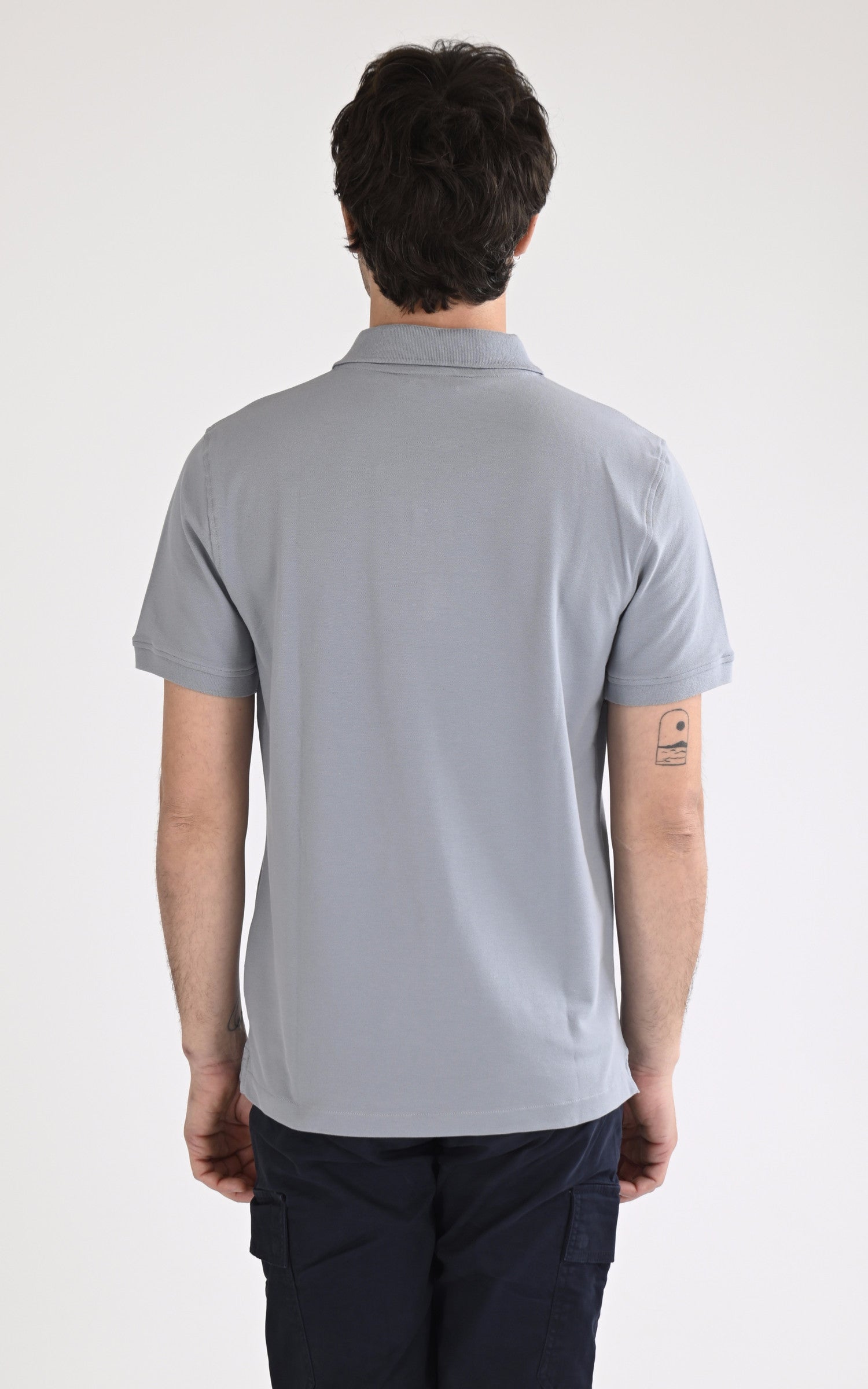 A &quot;VINNIE K1125CW&quot; Gris K-Way Polo Homme back photo