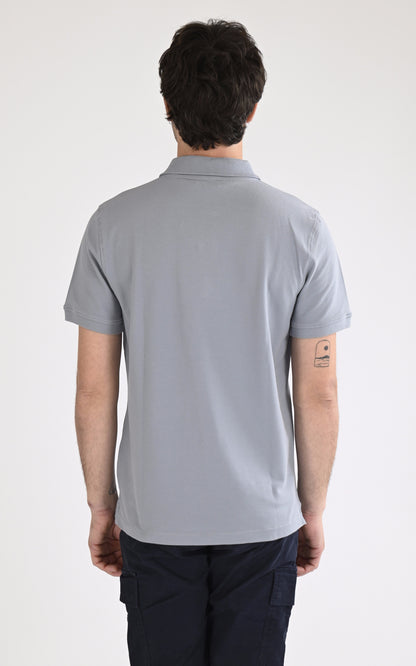 A &quot;VINNIE K1125CW&quot; Gris K-Way Polo Homme back photo