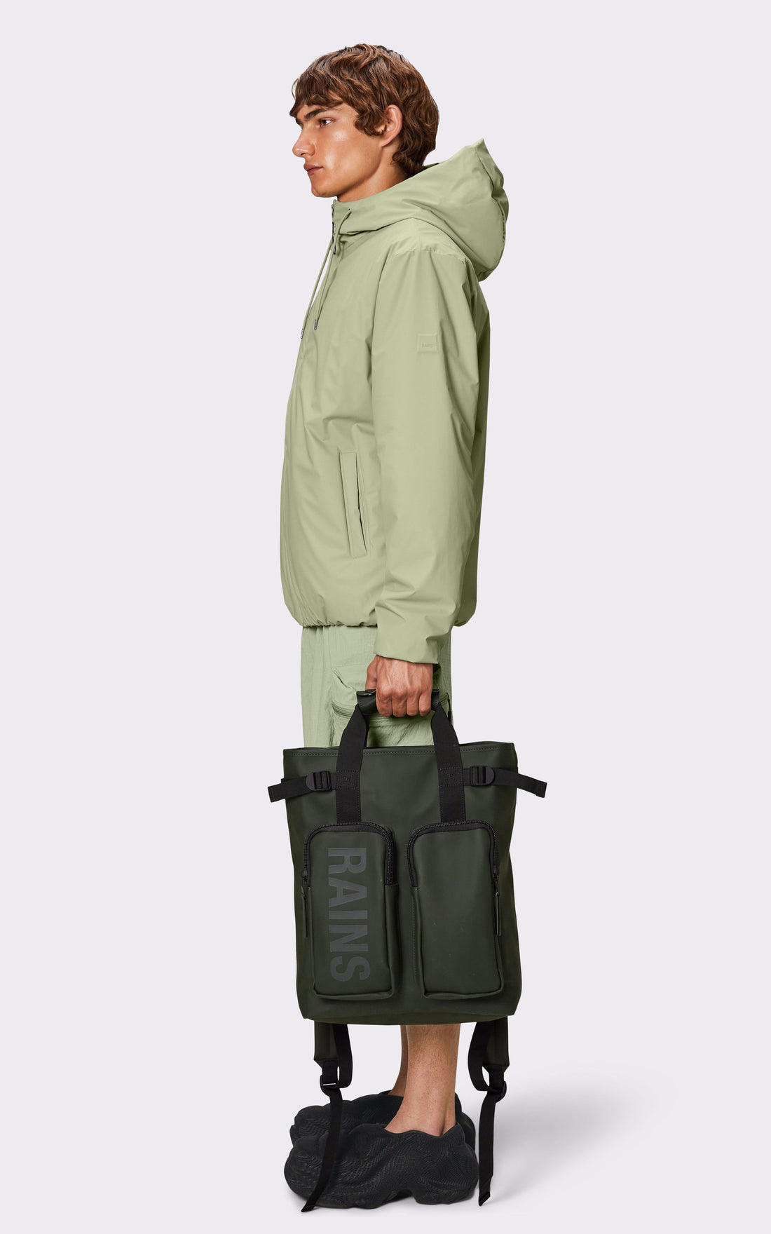 A &quot;14240 TEXEL TOTE&quot; Vert Rains Sac Mixte interior photo