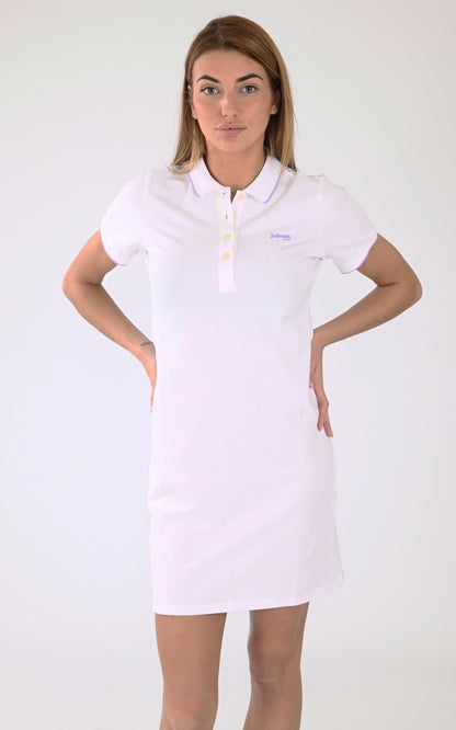 A &quot;ROBDANNAW&quot; Blanc Schott Robe Femme closed photo