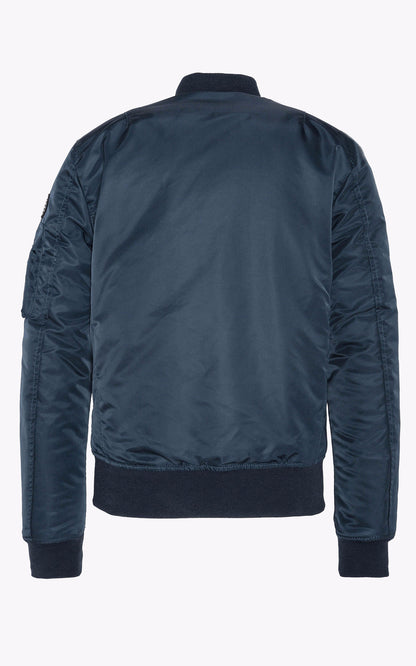 A &quot;AIRFORCEWRS&quot; Navy Schott Blouson Femme back photo