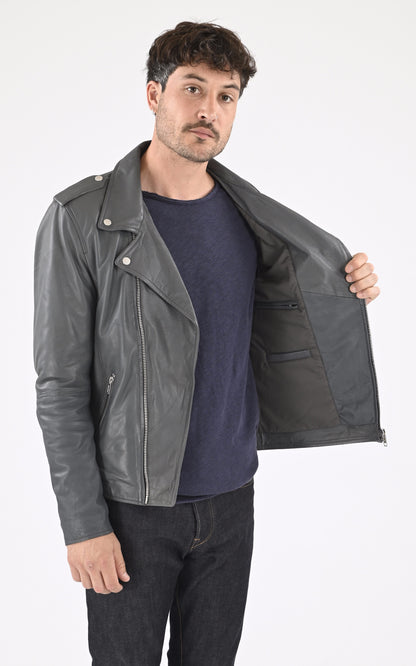 A &quot;ROCKY&quot; Gris Serge Pariente Perfecto Homme interior photo