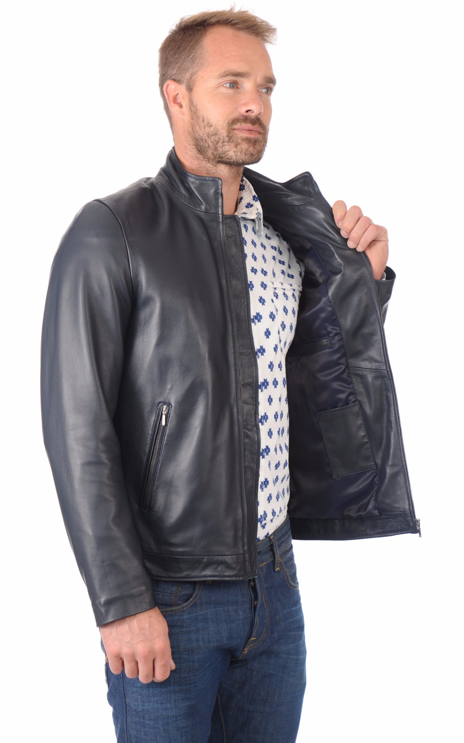 A &quot;TRENDY&quot; Marine La Canadienne Blouson Homme interior photo 3