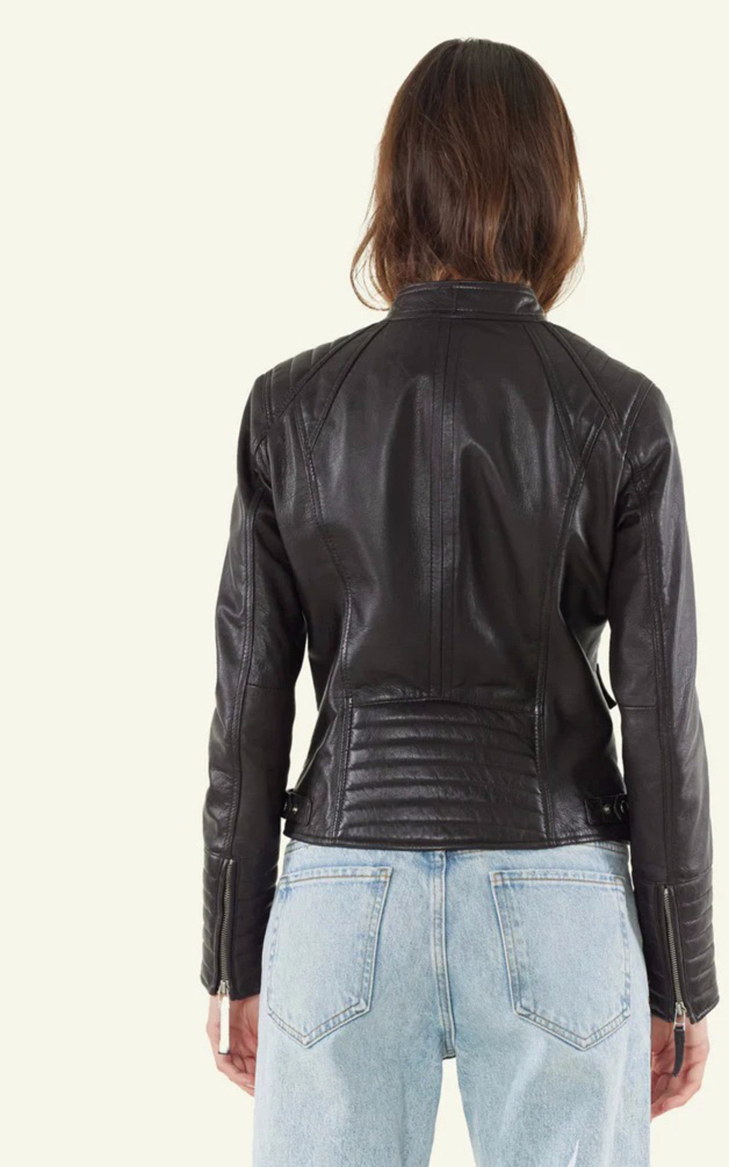 A &quot;LOUISE&quot; Noir Serge Pariente Blouson Femme interior photo 4