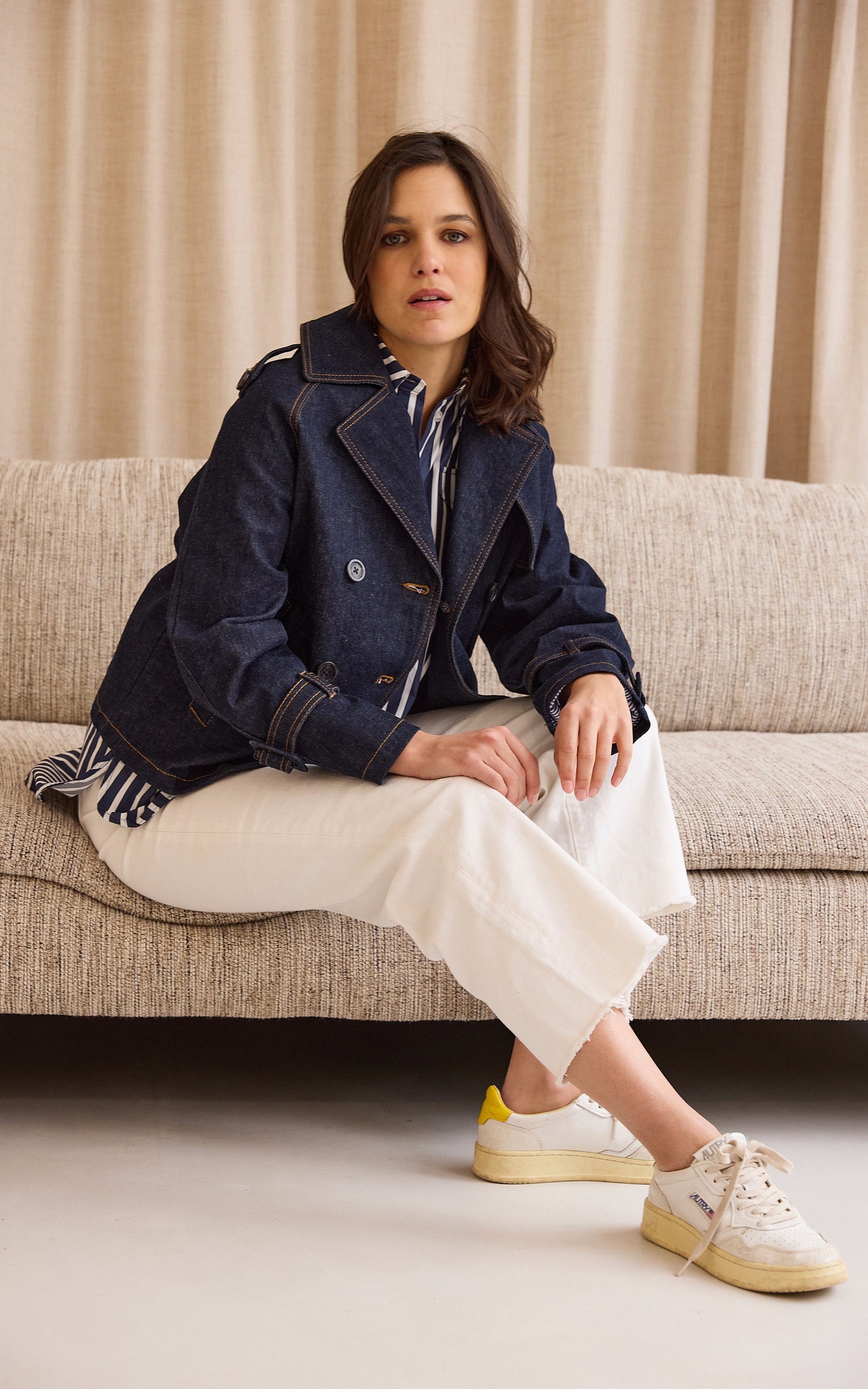 A &quot;LOUANE 64858&quot; Bleu Oakwood Veste Femme detail photo 6