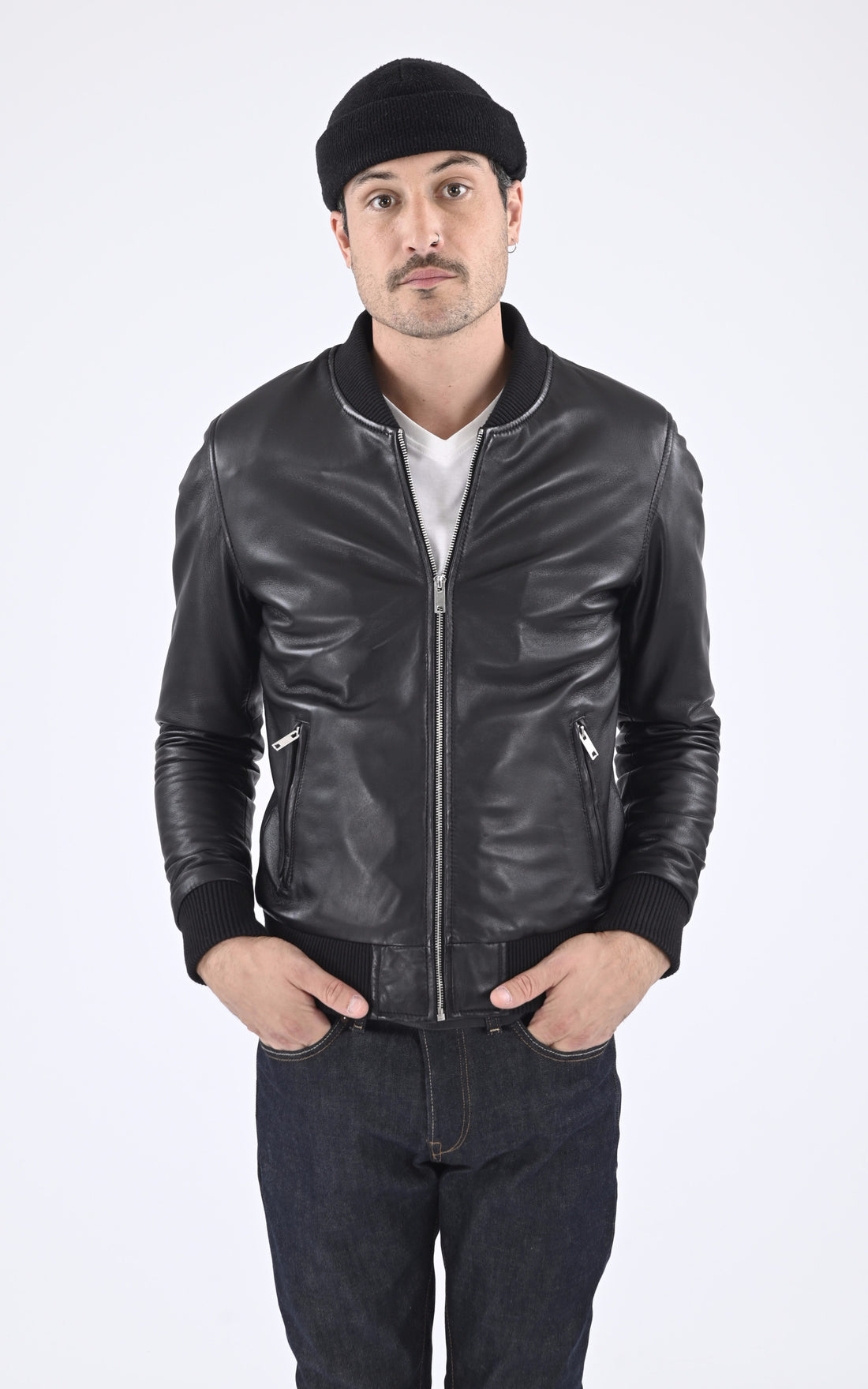 A &quot;BONBON&quot; Noir Serge Pariente Blouson Homme closed photo