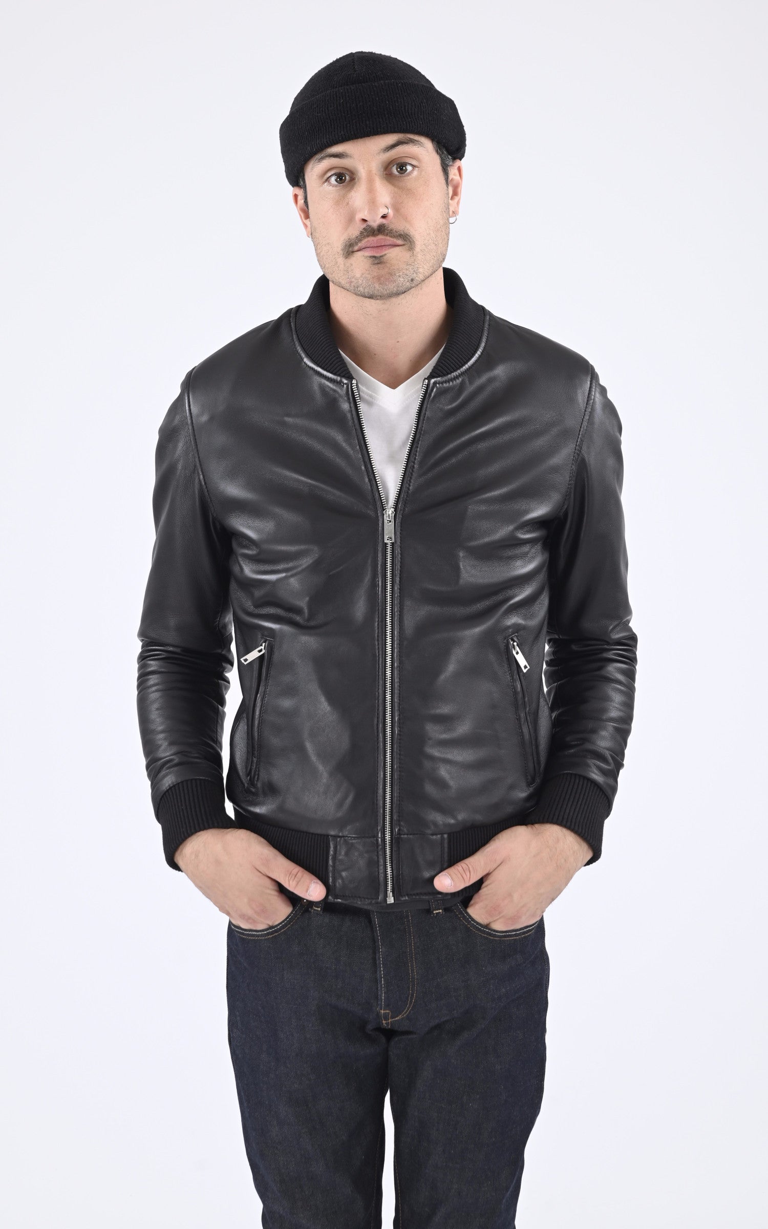 A &quot;BONBON&quot; Noir Serge Pariente Blouson Homme closed photo 1