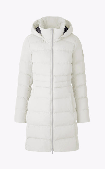 A &quot;AURORA PARKA 3901W&quot; Blanc Canada Goose 3/4 Doudoune Femme back photo