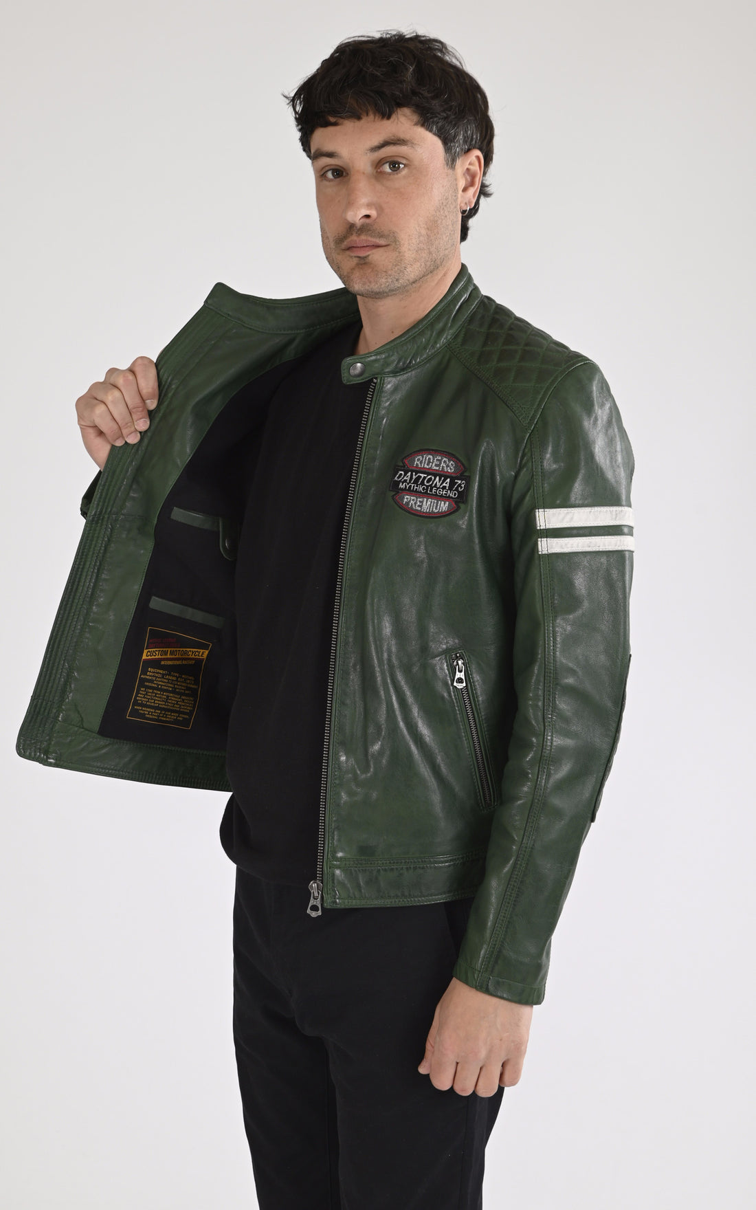 A &quot;SPENCER 104153&quot; Vert Daytona 73 Blouson Homme opened photo