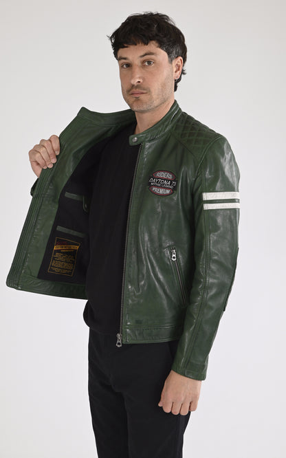 A &quot;SPENCER 104153&quot; Vert Daytona 73 Blouson Homme interior photo