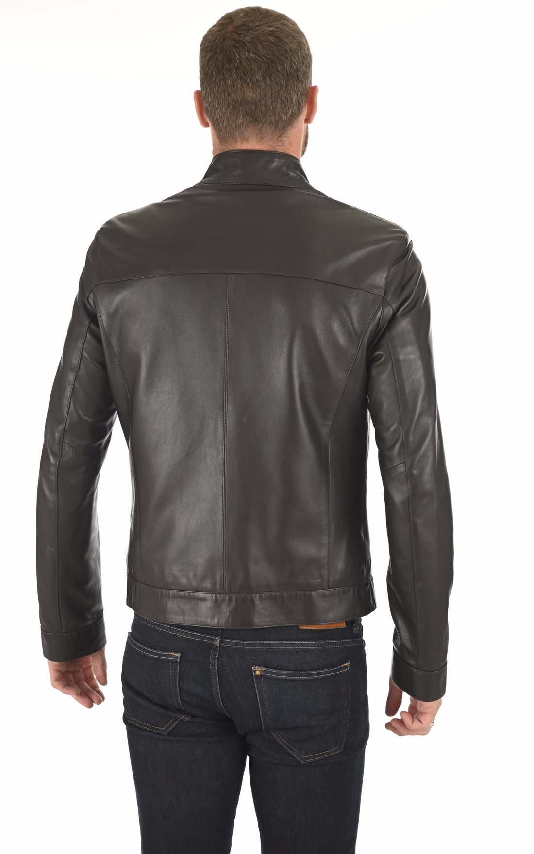 A &quot;MILOS&quot; Marron La Canadienne Blouson Homme opened photo