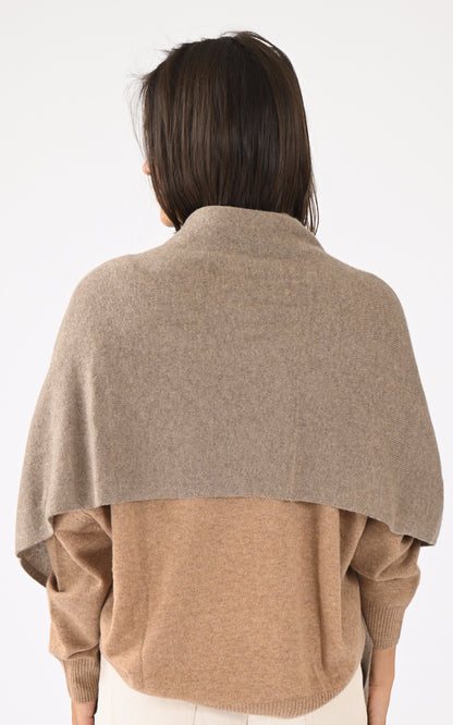 A &quot;VIOLETA 4501035C&quot; Taupe Notshy Echarpe Femme back photo