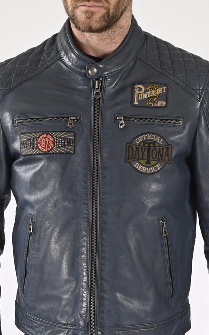 A &quot;WALKOR 102831&quot; Bleu Daytona 73 Blouson Homme details photo