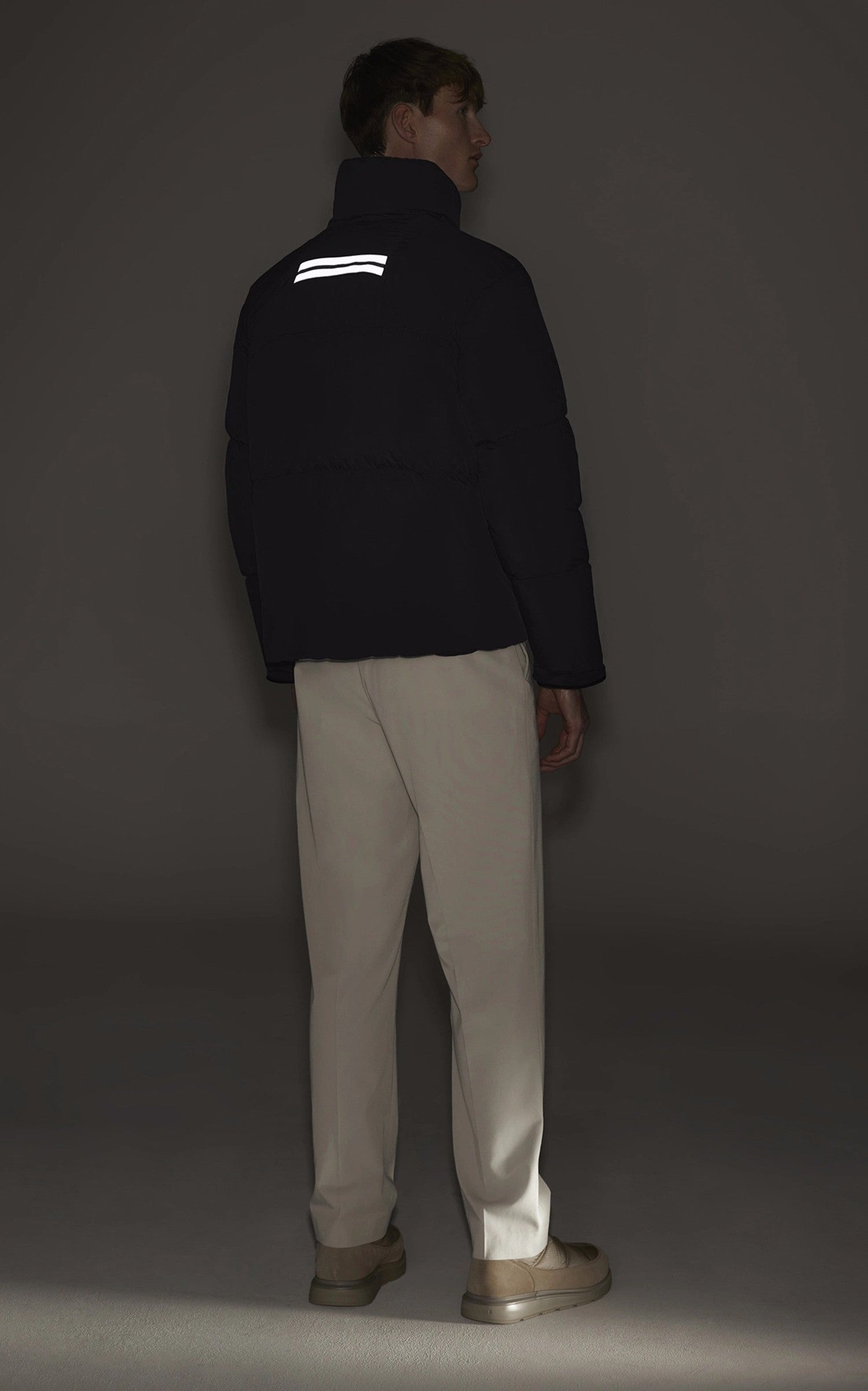 A &quot;LAWRENCE PUFFER 2802M&quot; Noir Canada Goose Ves Doudoune Homme closed photo