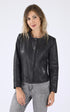 A "LISE FF" Noir La Canadienne Blouson Femme closed photo