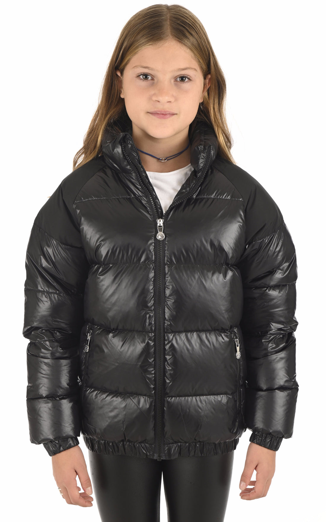 A &quot;VINTAGE MYTHIC 3&quot; Noir Pyrenex Ves Doudoune Enfant closed photo