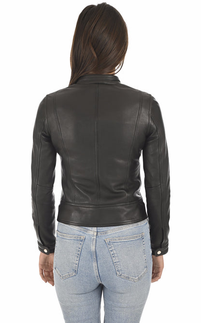 A &quot;FIONA&quot; Noir Serge Pariente Blouson Femme back photo
