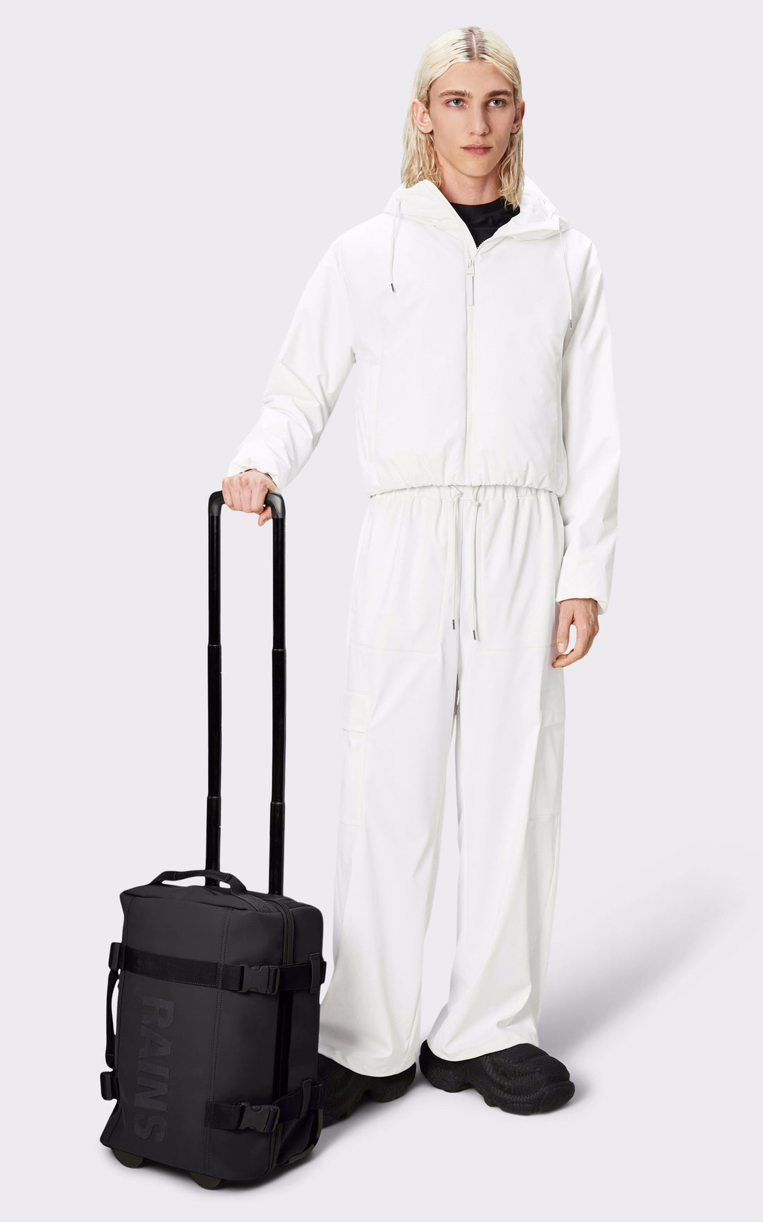 A &quot;14790 TEXEL CABIN BAG MINI&quot; Noir Rains valise Mixte back photo