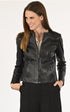 A "SEPHORA FF" Noir La Canadienne Blouson Femme closed photo