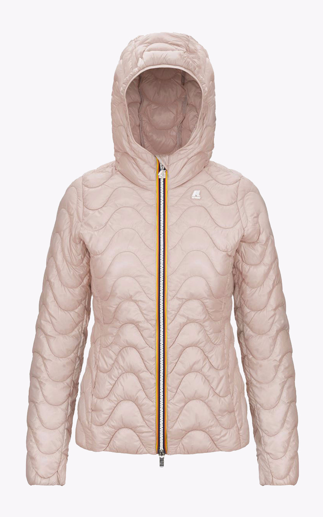 A &quot;LILY ECO WARM K5126IW&quot; Rose K-Way Blouson Femme opened photo