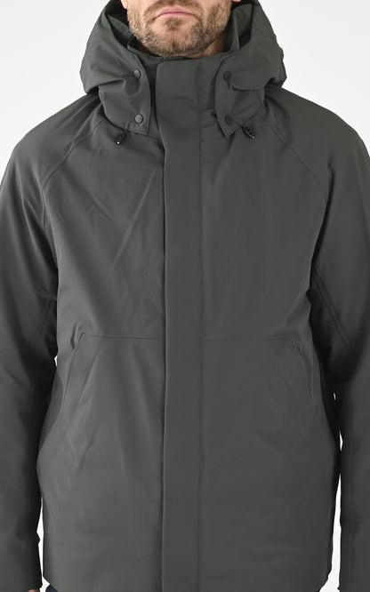 A &quot;WERYK QM482&quot; Vert Krakatau 3/4 Parka Homme details photo