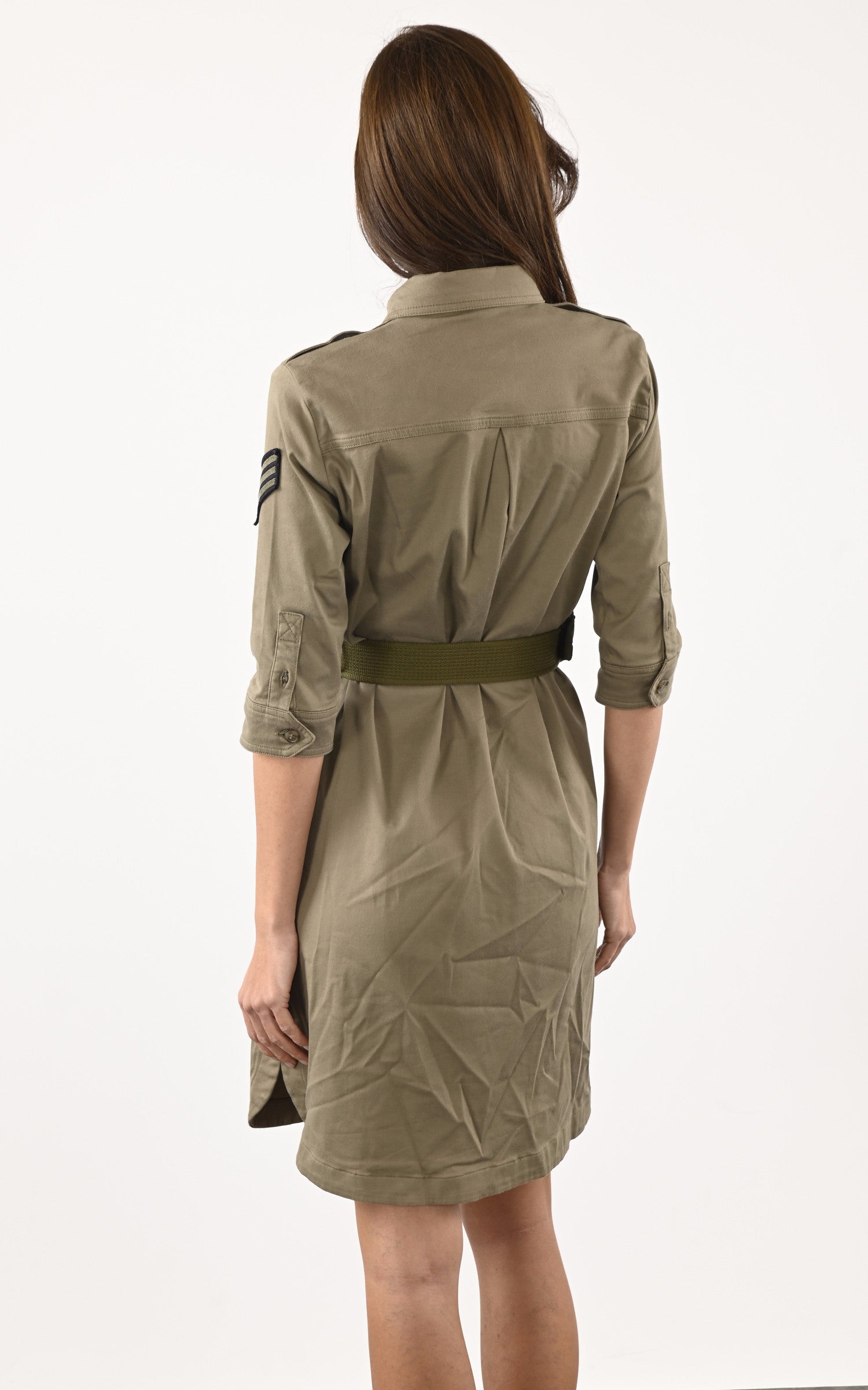 A &quot;ROB JANE W&quot; Kaki Schott Robe Femme back photo