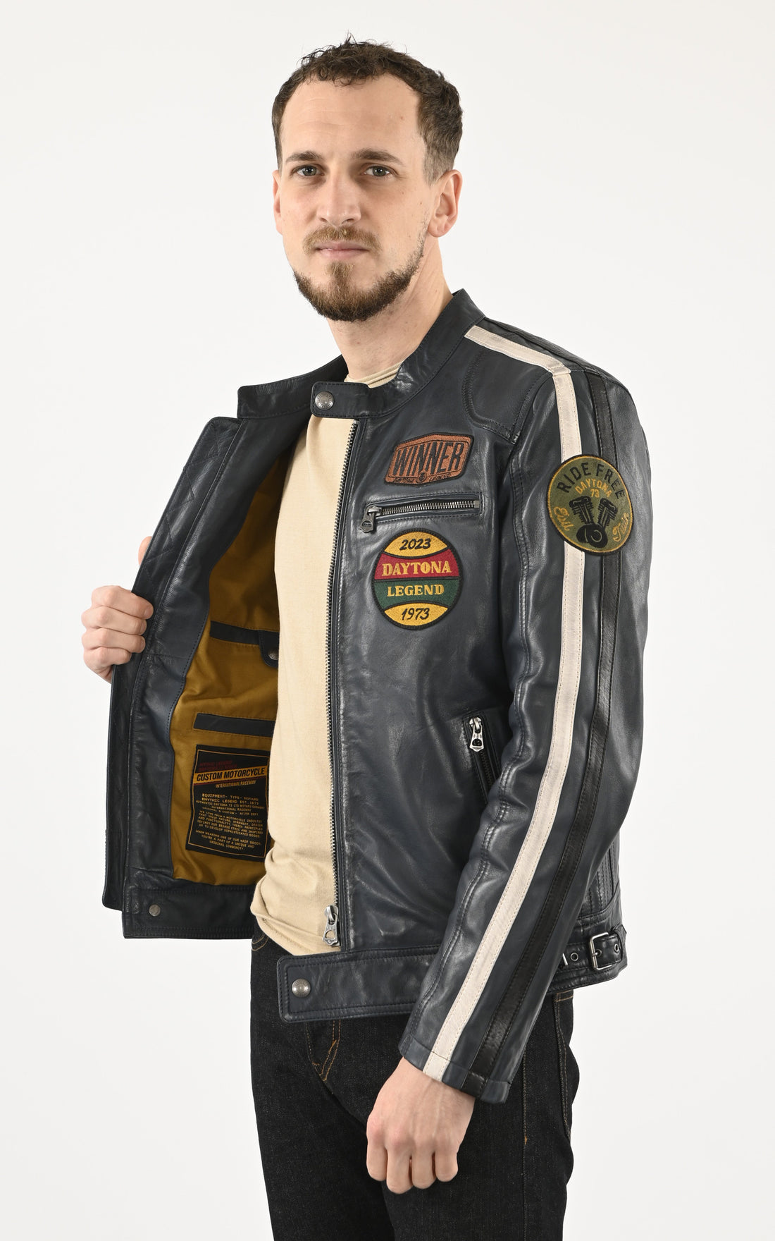 A &quot;WARTBURG 102832&quot; Bleu Daytona 73 Blouson Homme opened photo