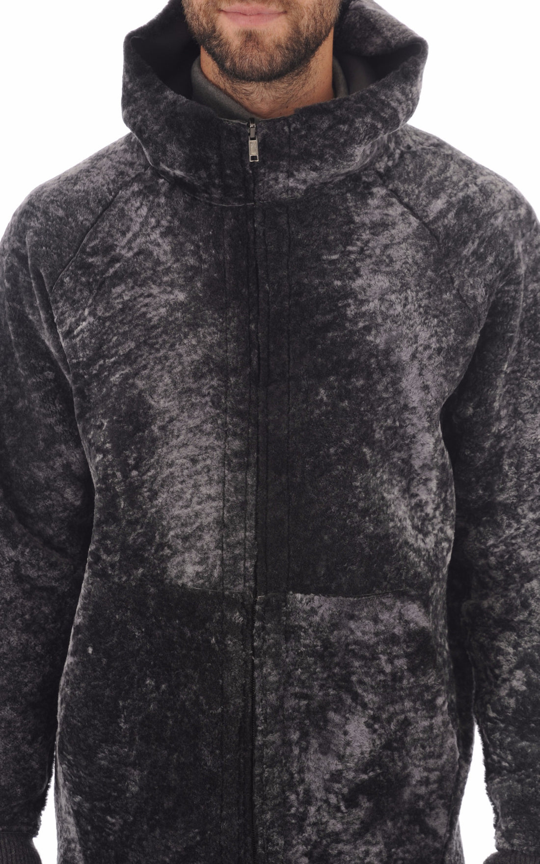 A &quot;37512-U&quot; Gris Foncé Salvatore Santoro Blouson Homme opened photo