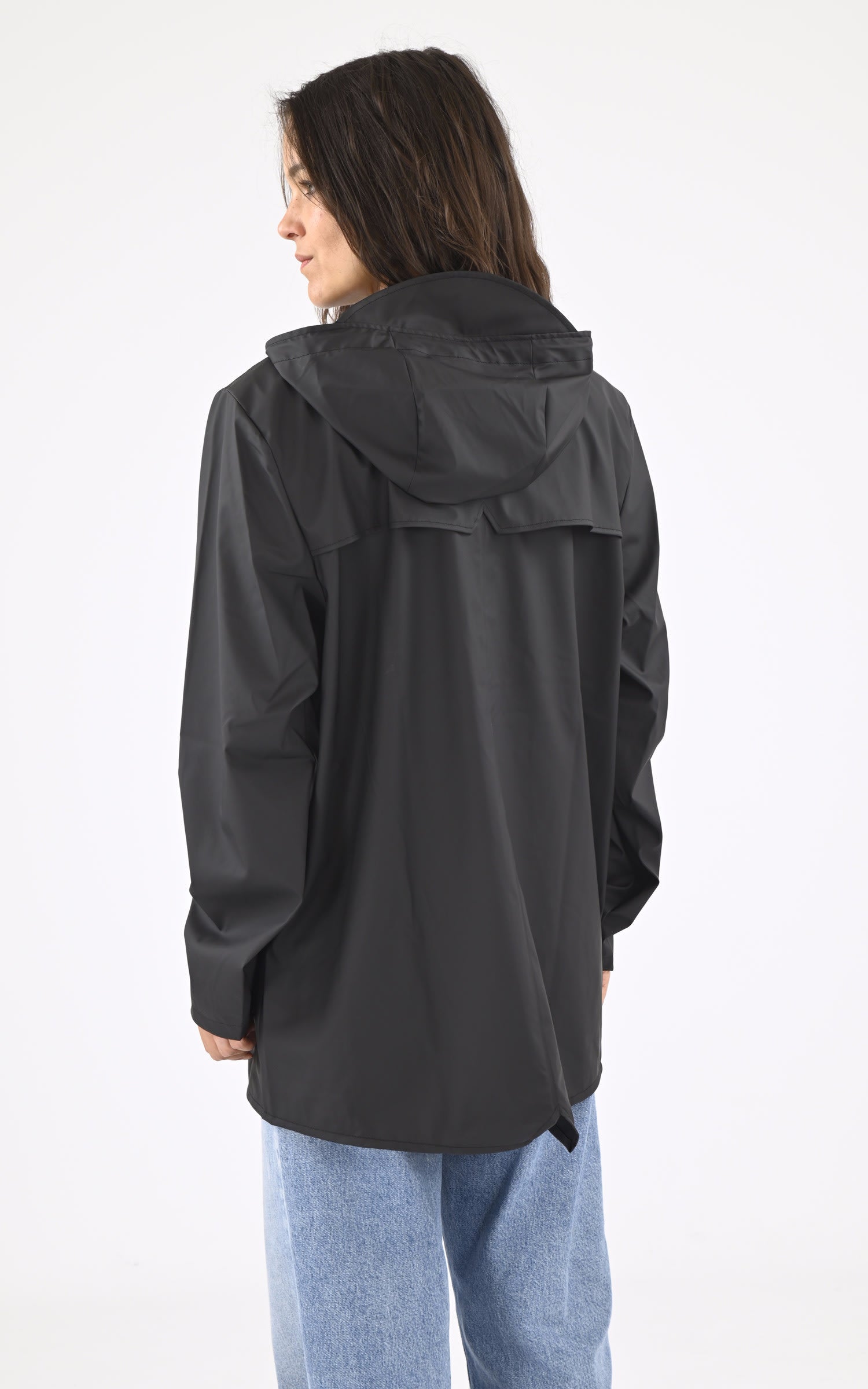 Veste Textile Mixte Rains, modèle 12010 jacket de couleur noir 4