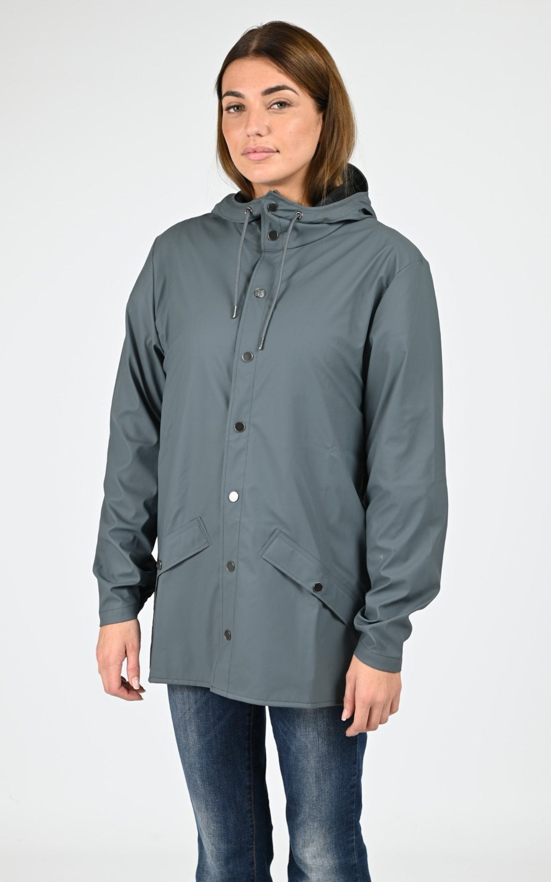 Veste Textile Mixte Rains, modèle 12010 jacket de couleur lagoon 124