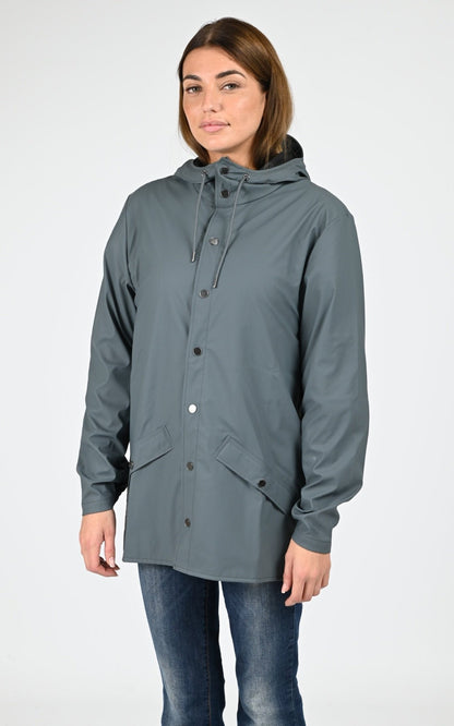 Veste Textile Mixte Rains, modèle 12010 jacket de couleur lagoon 124