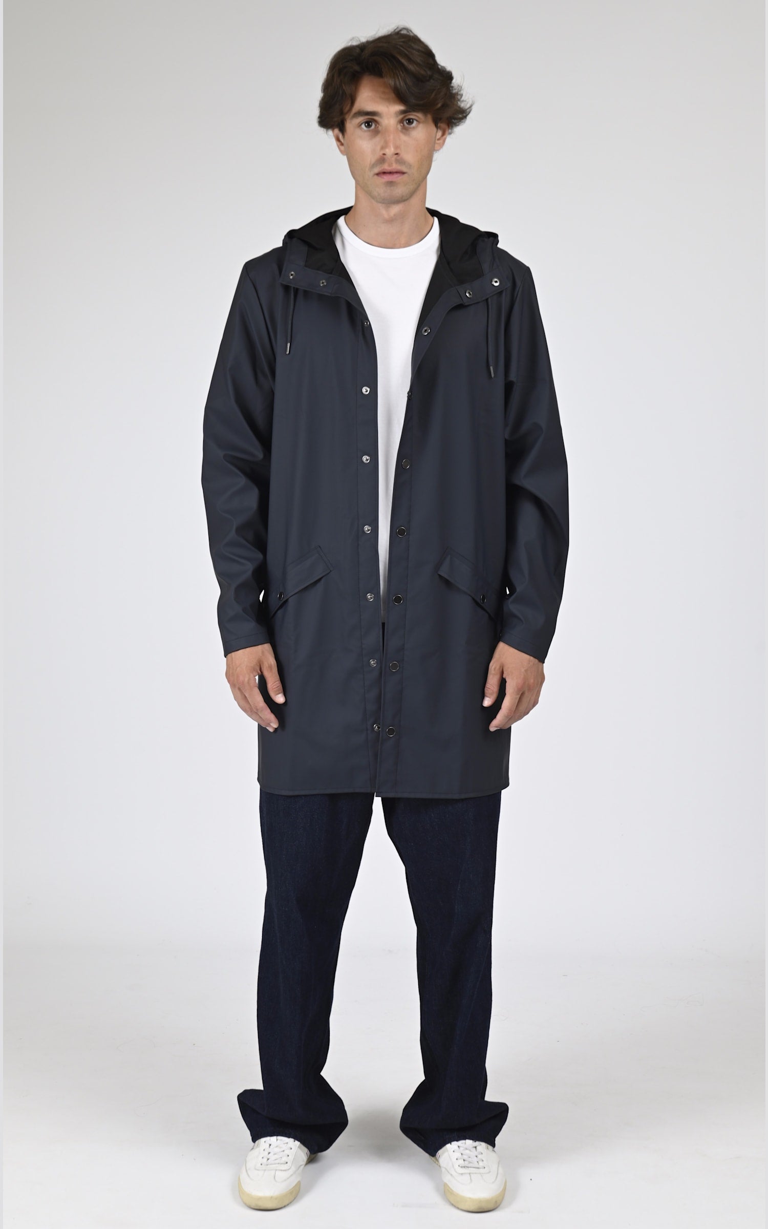 3/4 Textile Mixte Rains, modèle 12020 jacket de couleur bleu