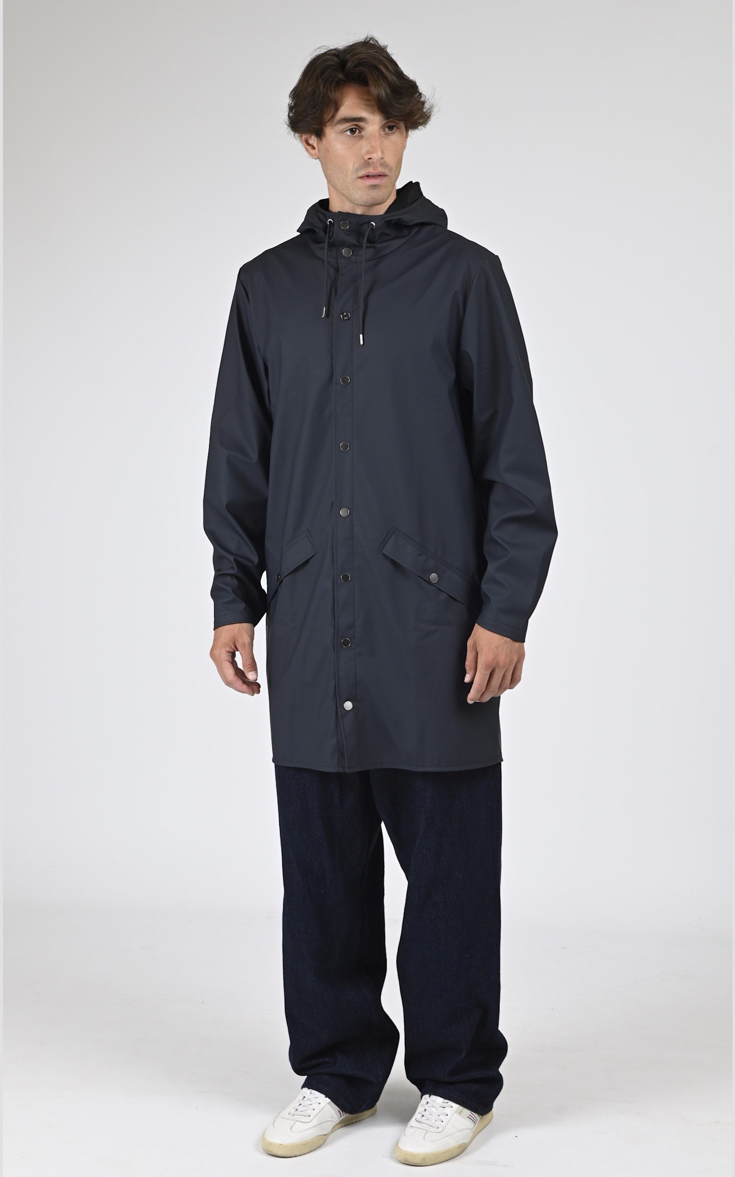 3/4 Textile Mixte Rains, modèle 12020 jacket de couleur bleu