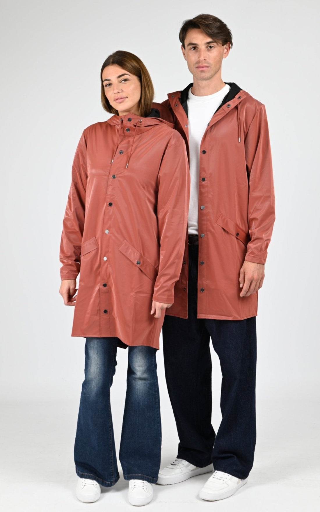 3/4 Textile Mixte Rains, modèle 12020 long jacket de couleur honor 125