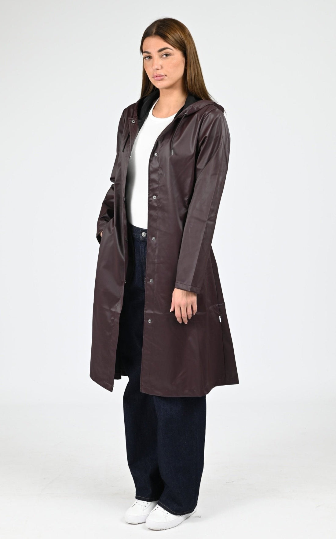 7/8 Textile Femme Rains, modèle 12040 a-line longer de couleur depth 129