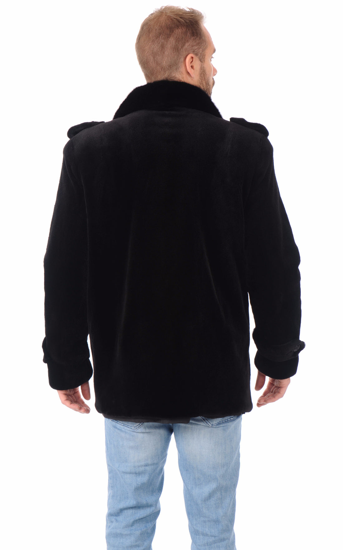 A &quot;6004-C&quot; Noir Manakas Veste Homme opened photo