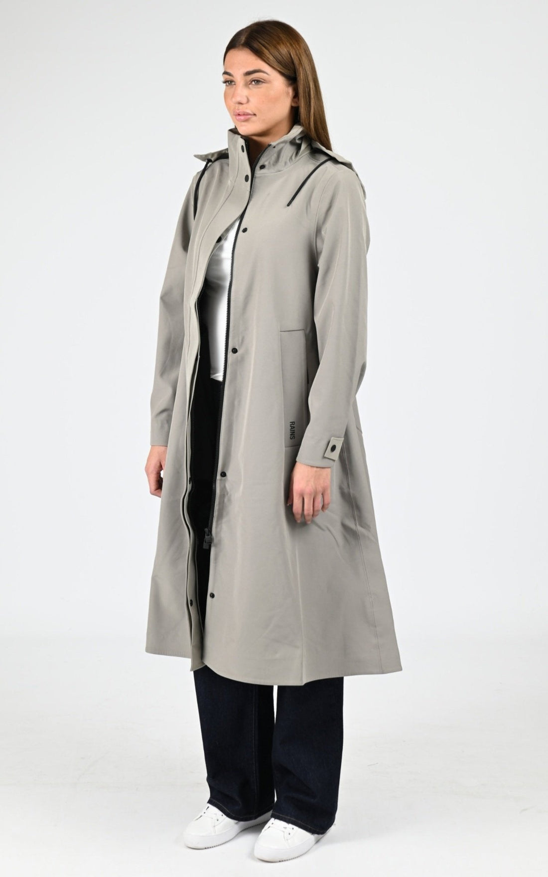Blouson Textile Femme Rains, modèle 12500 suva a-line w3t2 de couleur drift 108