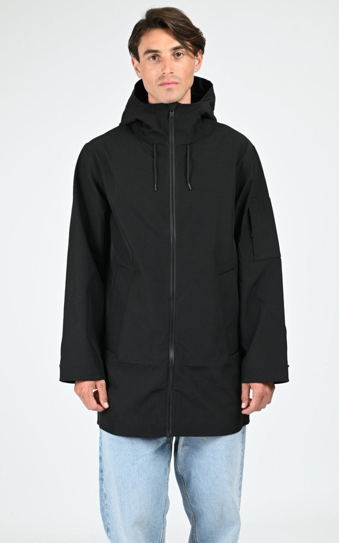 Blouson Textile Mixte Rains, modèle 12510 suva vision softshell de couleur black
