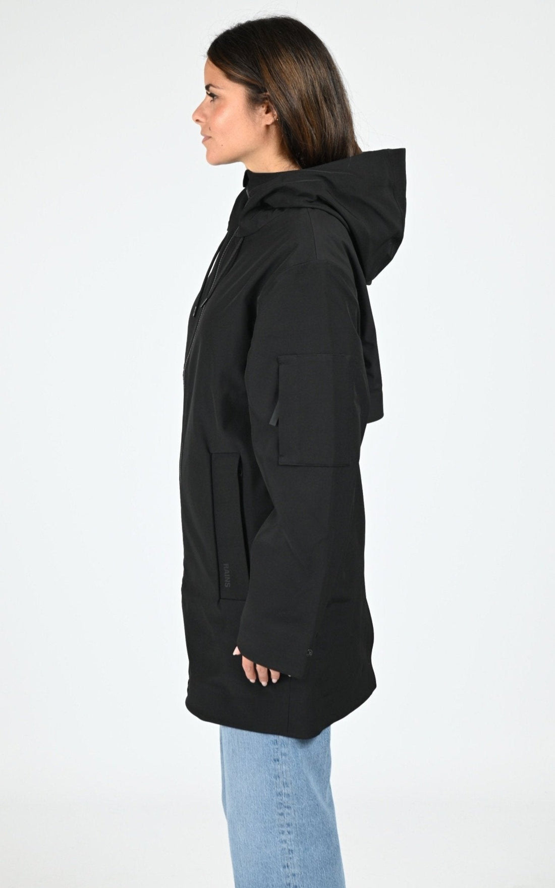 Blouson Textile Mixte Rains, modèle 12510 suva vision softshell de couleur black