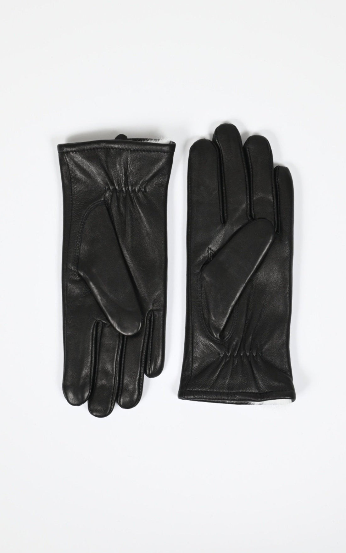 Gants Cuir Femme La Canadienne, modèle 127-w de couleur black
