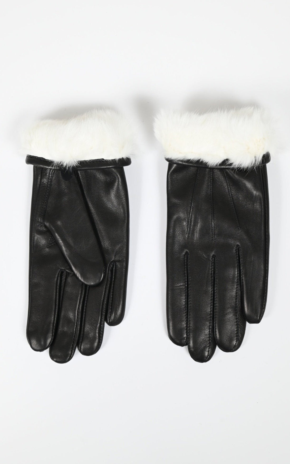 Gants Cuir Femme La Canadienne, modèle 127-w de couleur black