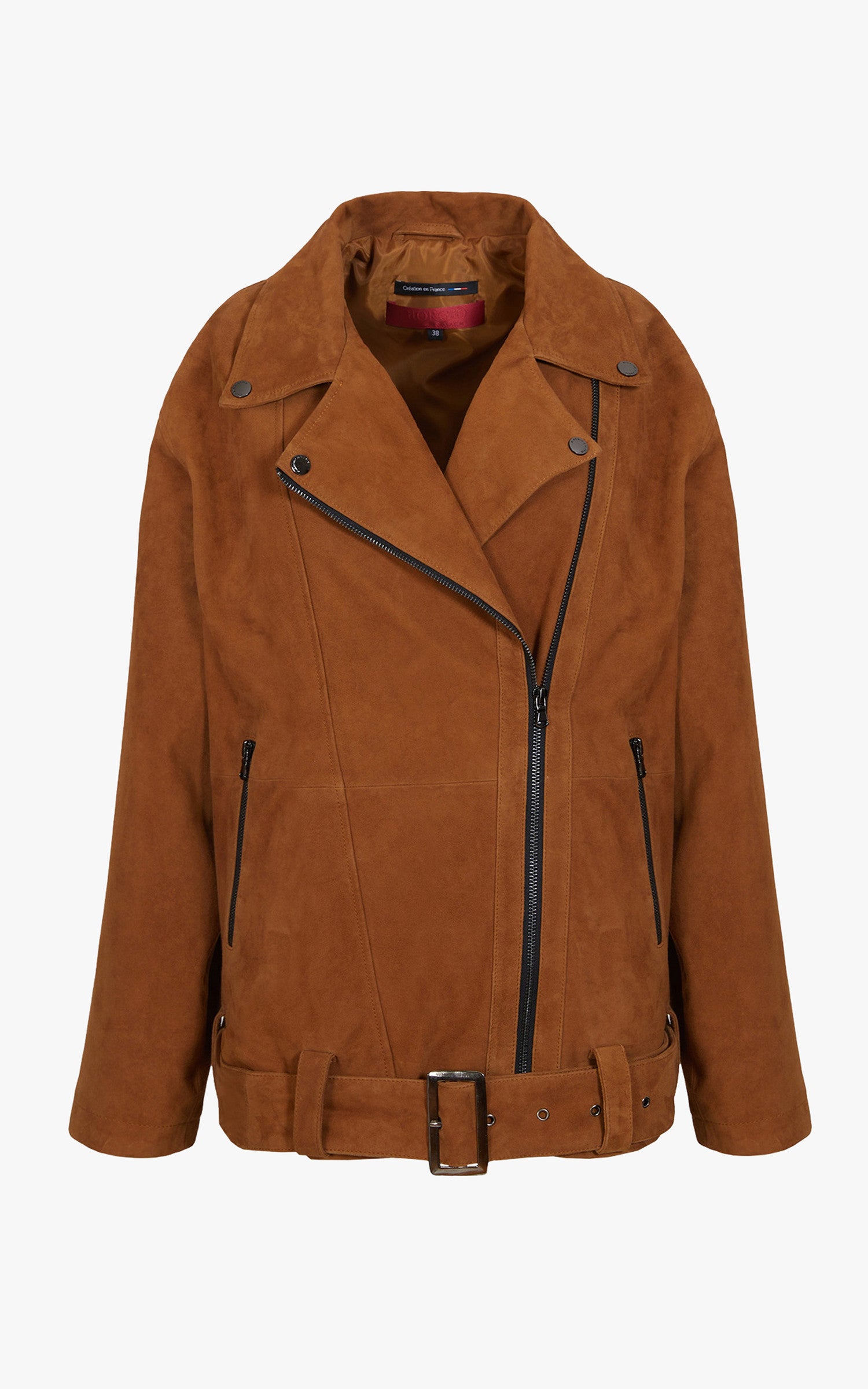 A &quot;NINALA&quot; Cognac Giorgio &amp; Mario Veste Femme closed photo 2