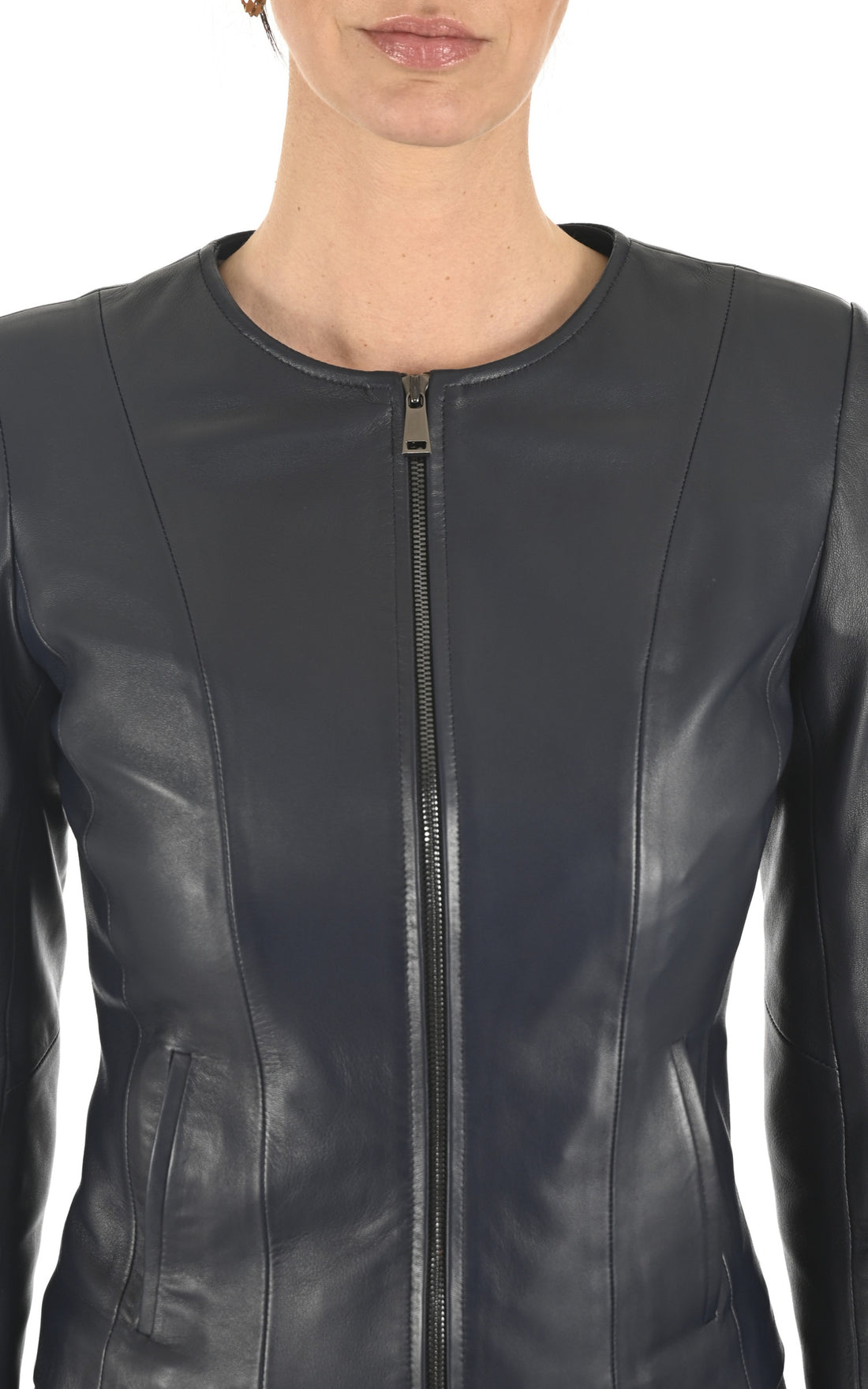 A &quot;SEPHORA FF&quot; Bleu Marine La Canadienne Blouson Femme opened photo