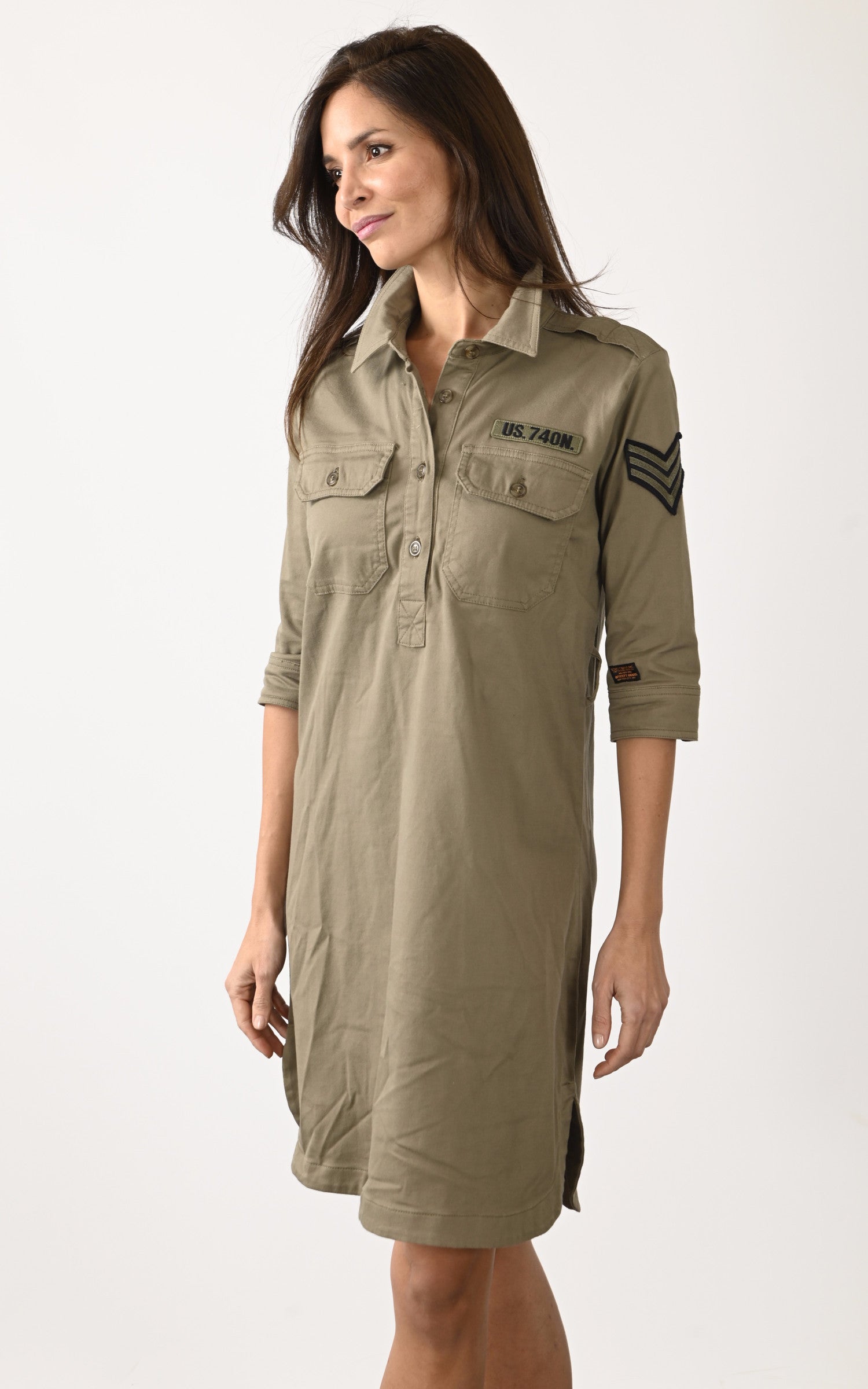 A &quot;ROB JANE W&quot; Kaki Schott Robe Femme bonus photo