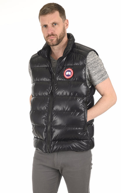 A &quot;CROFTON VEST 2229M&quot; Noir Canada Goose Ves Doudoune Homme closed photo