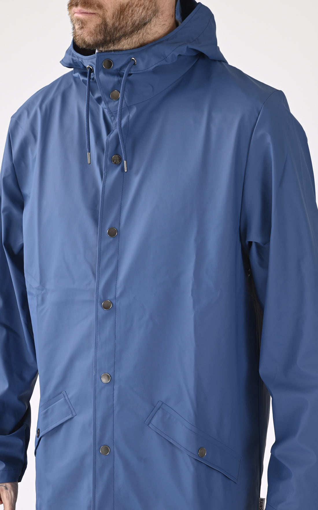 A &quot;12020 JACKET&quot; Bleu Rains 3/4 Homme opened photo