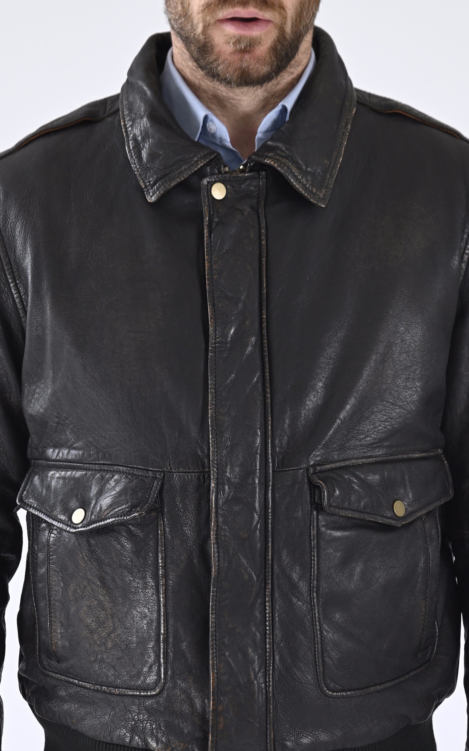 A &quot;NEW PILOT&quot; Noir Serge Pariente Pilote Homme details photo 5