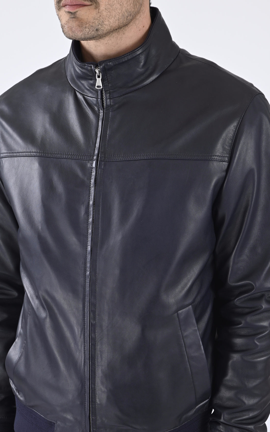 A &quot;JOEL 64804&quot; Bleu Marine Oakwood Blouson Homme opened photo