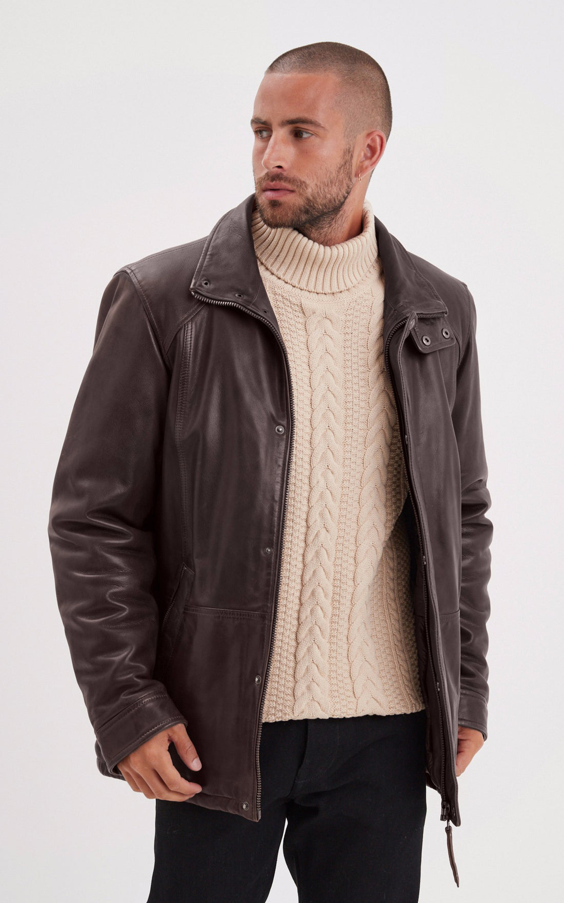 A &quot;CERRO 102874&quot; Marron Daytona 73 Veste Homme opened photo